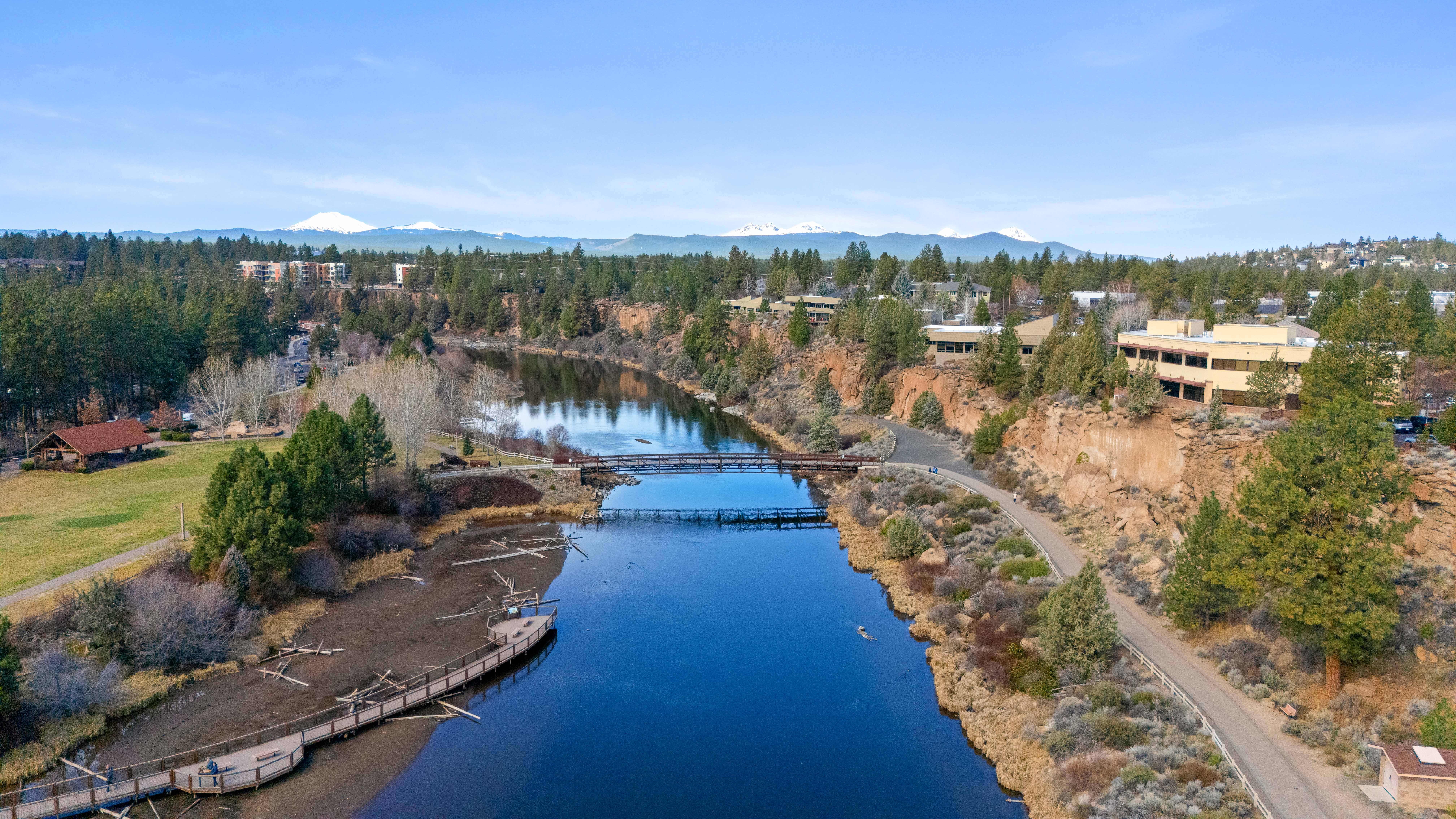 Farewell Bend Bridge Aerial 12