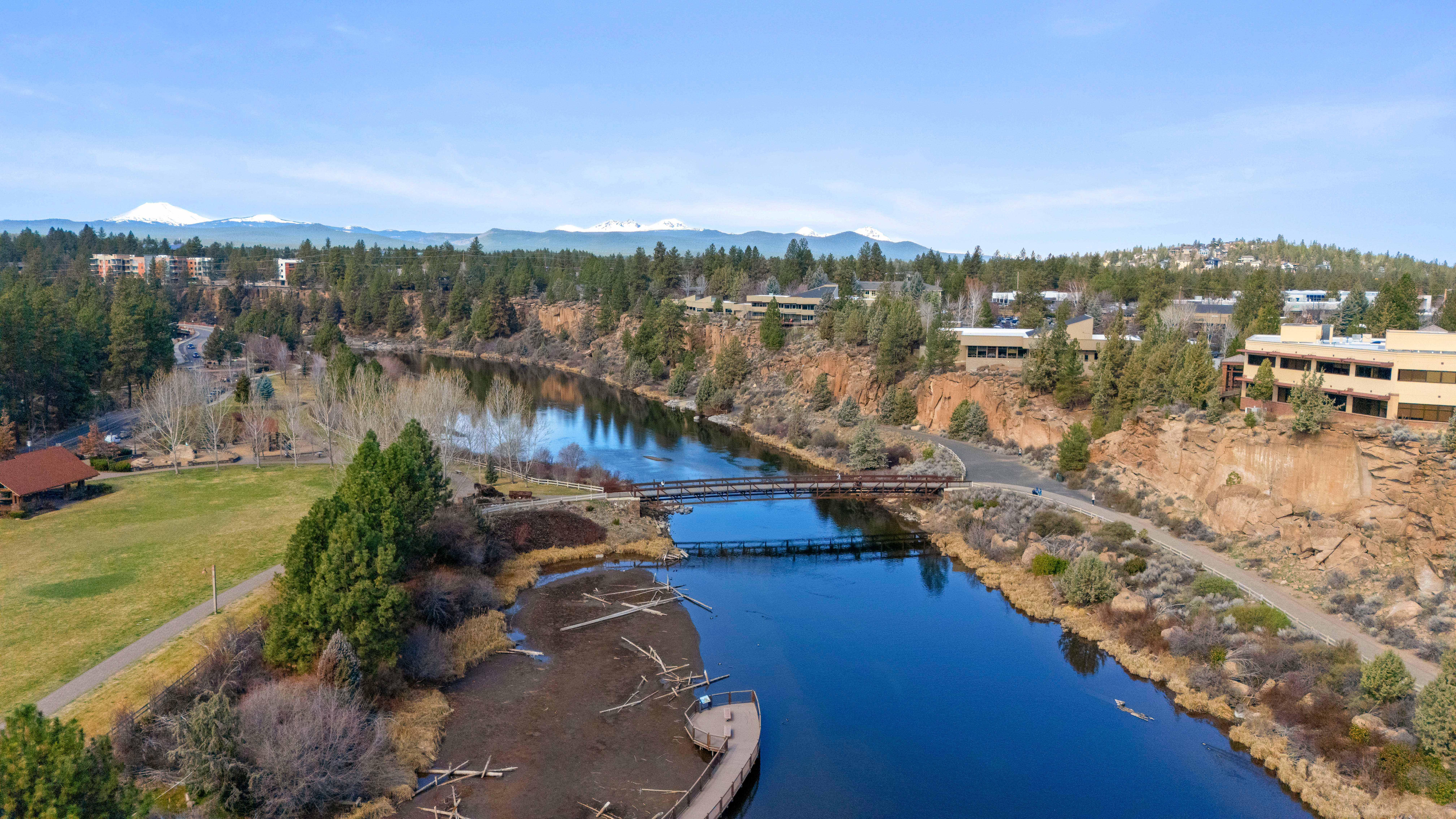 Farewell Bend Bridge Aerial 13