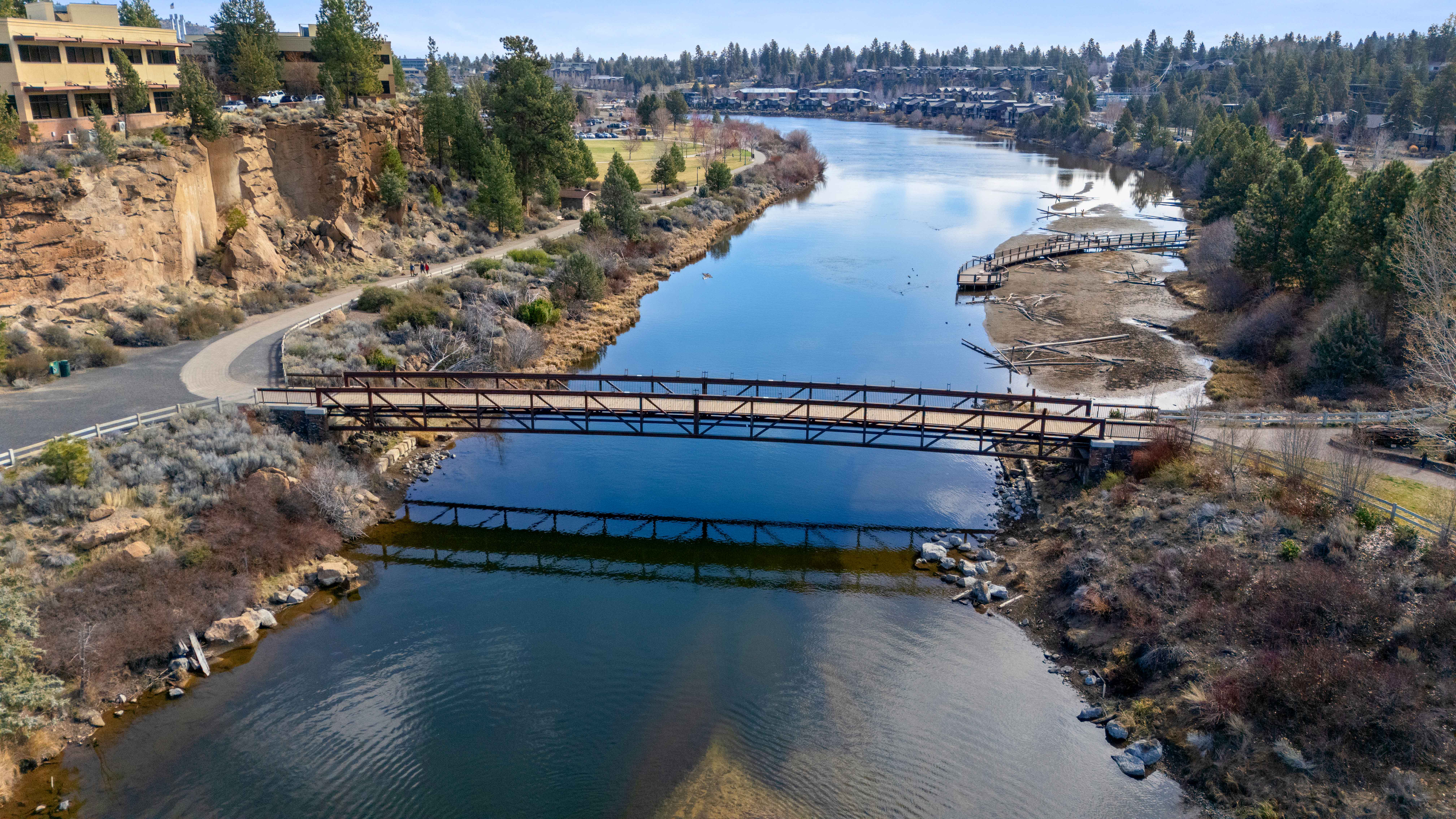 Farewell Bend Bridge Aerial 5