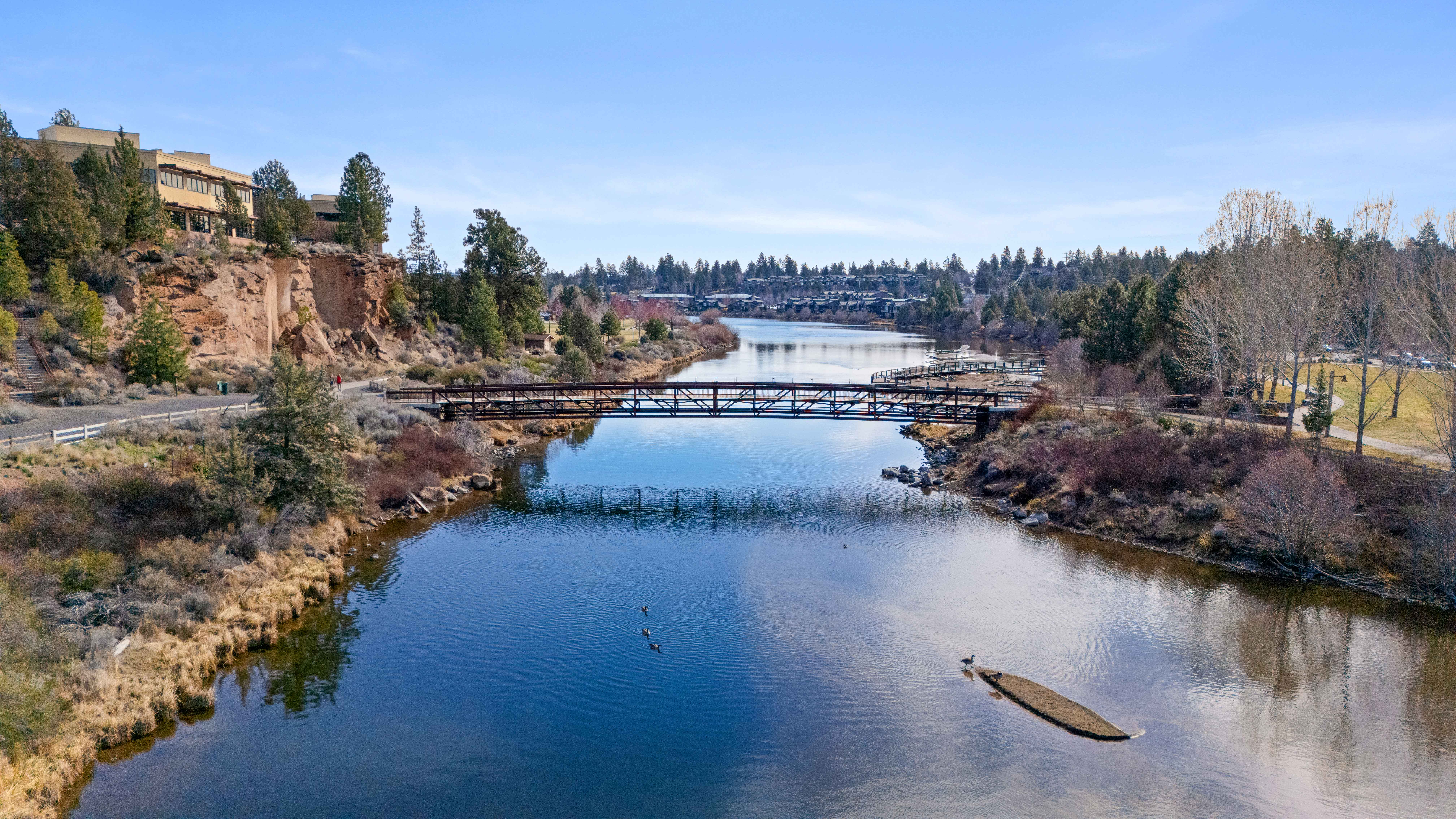 Farewell Bend Bridge Aerial 6